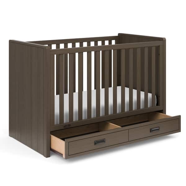 Shop Graco Cottage 3 In 1 Convertible Crib White Easily Converts