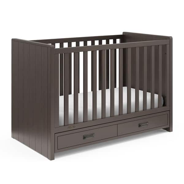 Shop Graco Cottage 3 In 1 Convertible Crib White Easily Converts