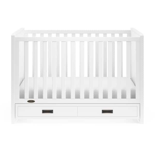 Shop Graco Cottage 3 In 1 Convertible Crib White Easily Converts