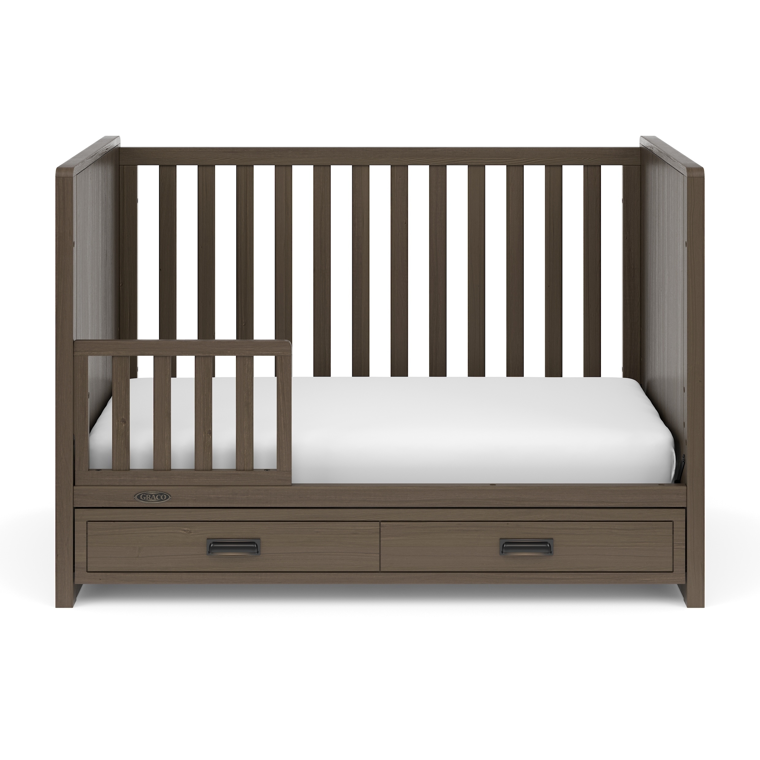 Graco Cottage 3 in 1 Convertible Crib White Easily Converts to