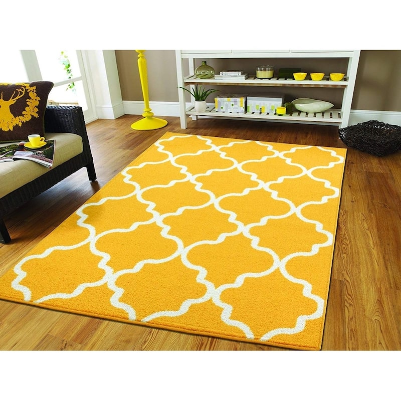 Copper Grove Rovaniemi Multicolor Moroccan Trellis Area Rug