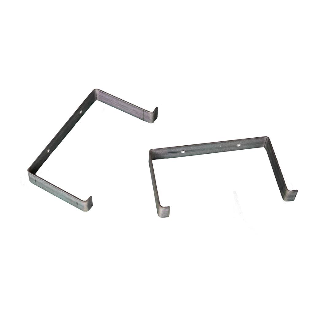 11" Double Angle Hook Shelf Brackets