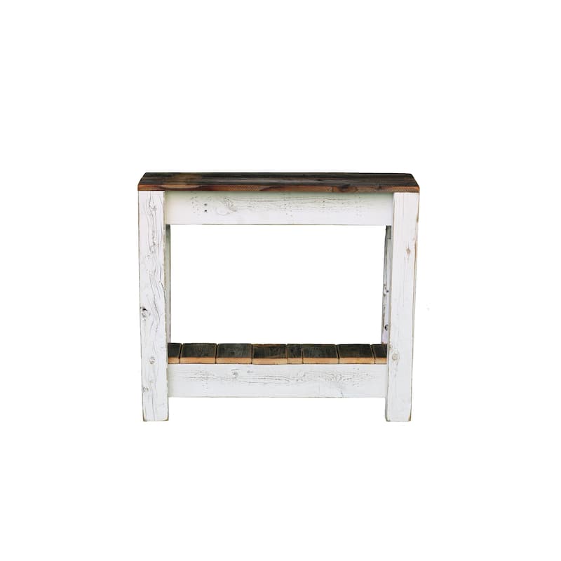 White Combo Accent Table
