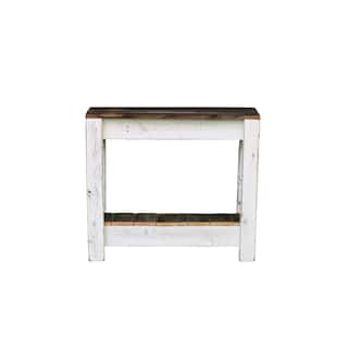 White Combo Accent Table