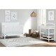 preview thumbnail 9 of 29, Graco Ellis 4-in-1 Convertible Crib, White, Easily Converts to Toddler Bed, Day Bed, or Full Bed