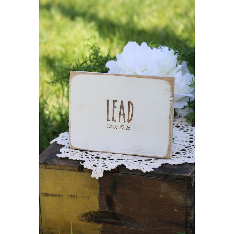 Everyday Inspirational Wall Sign - Lead