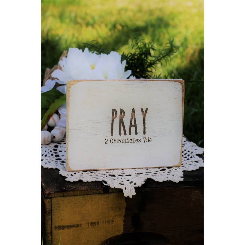 Everyday Inspirational Wall Sign - Pray
