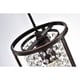 preview thumbnail 7 of 5, Chalte Oil Rubbed Bronze 1-light 6-inch Pendant