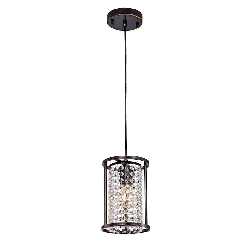 Chalte Oil Rubbed Bronze 1-light 6-inch Pendant