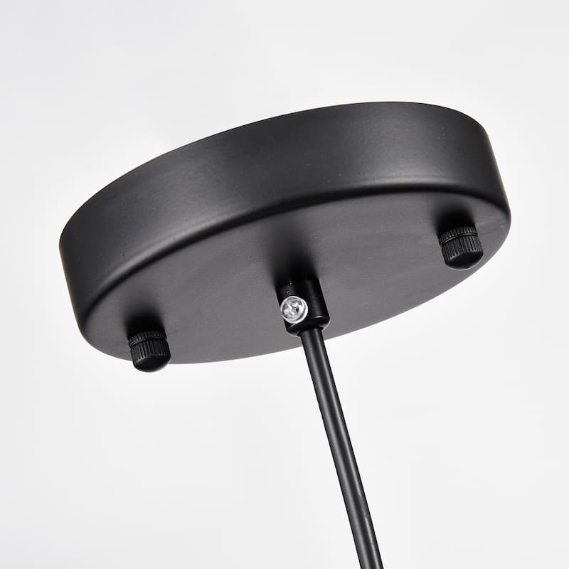 Akeno Matte Black/Gold 1-light Pendant