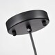 preview thumbnail 6 of 5, Akeno Matte Black/Gold 1-light Pendant