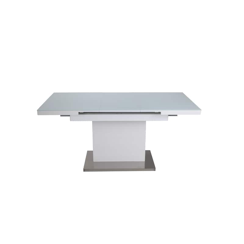 Somette Welma Glass Top Dining Set