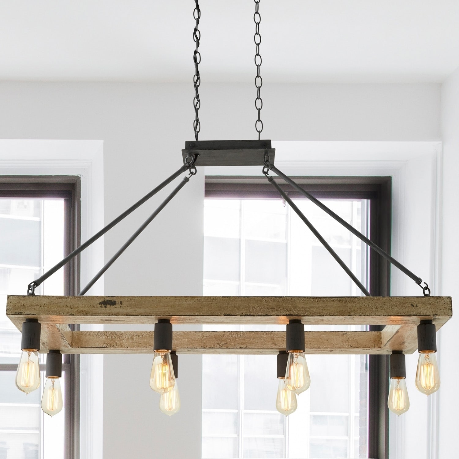 8-light Sea Salt Island Fixture - Chandeliers For Bedrooms by Overstock.com