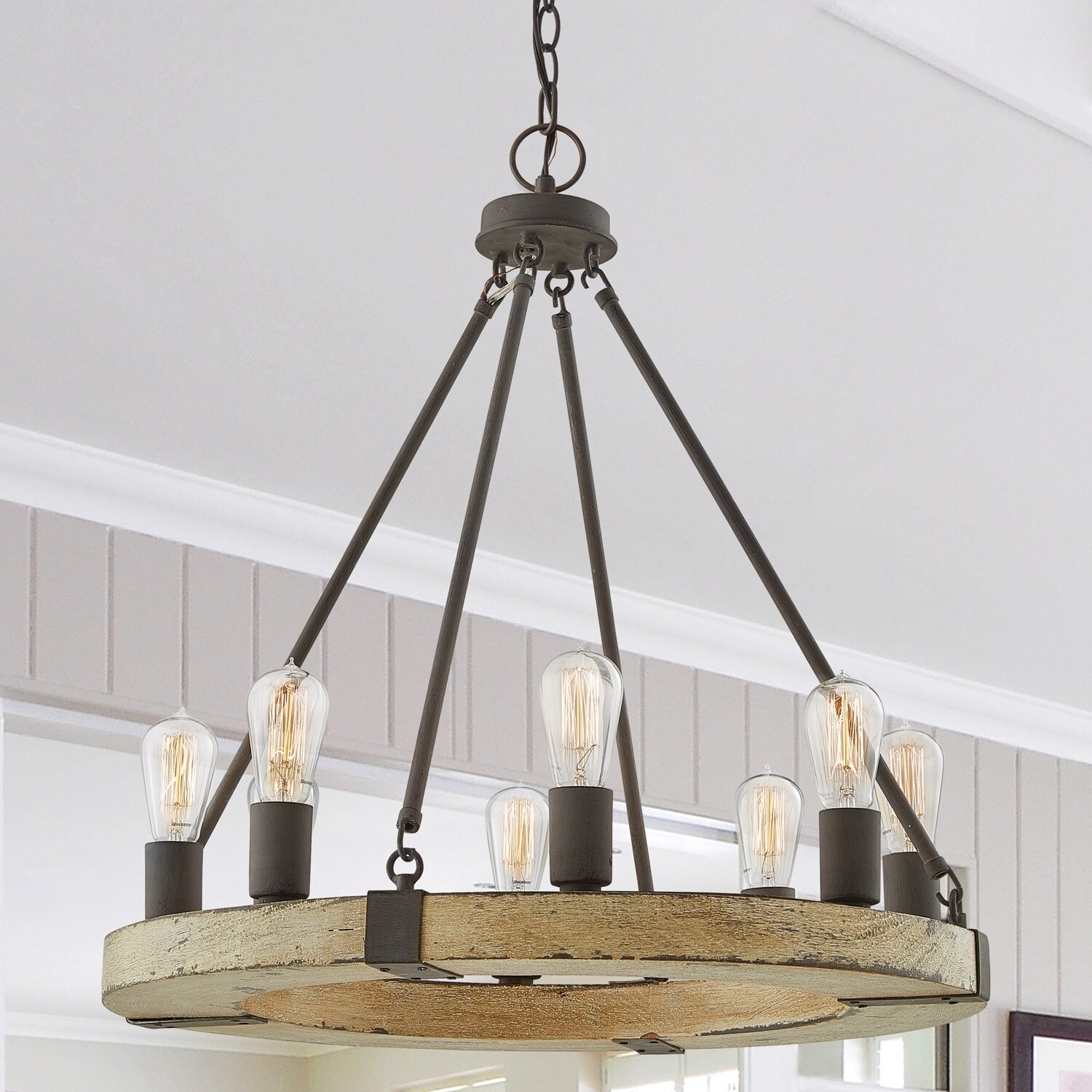 8-light Sea Salt Chandelier - Chandeliers For Bedrooms by Overstock.com