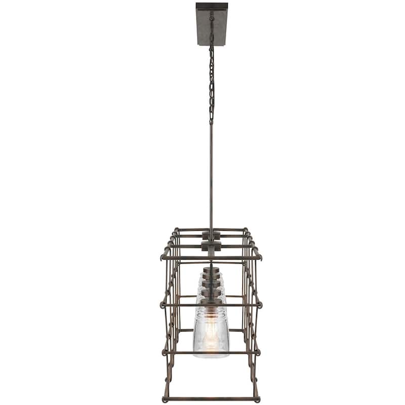 Turner 5-light Nordic Grey Island Fixture/Chandelier