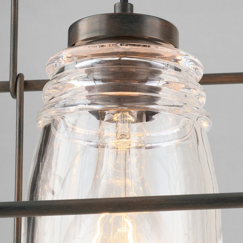 Turner 5-light Nordic Grey Island Fixture/Chandelier