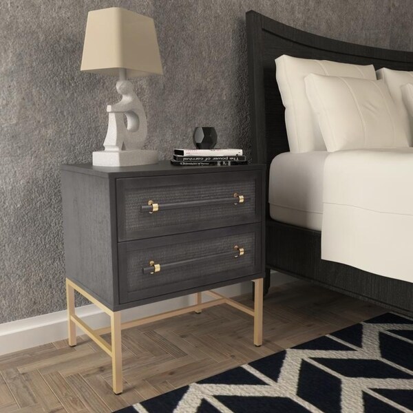 overstock black dresser