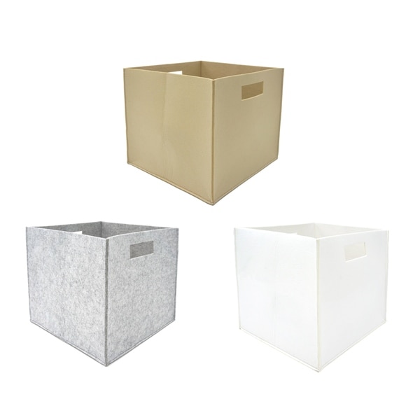 2 Piece Felt Fabric Storage Cube By Handcrafted 4 Home 12 X 2 Piece Felt Fabric Storage Cube By Handcrafted 4 Home 12 X