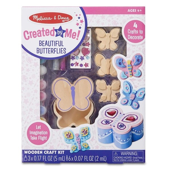Wooden Butterfly Set