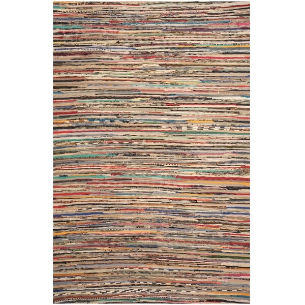Handmade One-of-a-Kind Wool Kilim (India) - 4'3 x 6'4