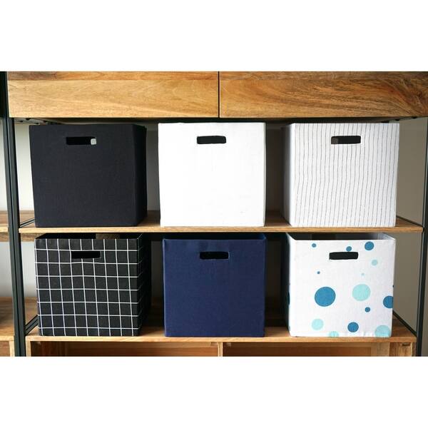 Porch Den Neirman Handmade Foldable Storage Cube Set Of 2 Foldable Storage Cube