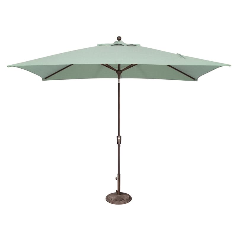 SimplyShade Catalina 10-foot Rectangle Push Button Tilt Umbrella - Spa