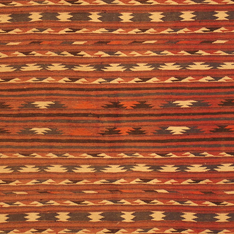 Handmade One-of-a-Kind Wool Kilim (Afghanistan) - 4' x 6'4