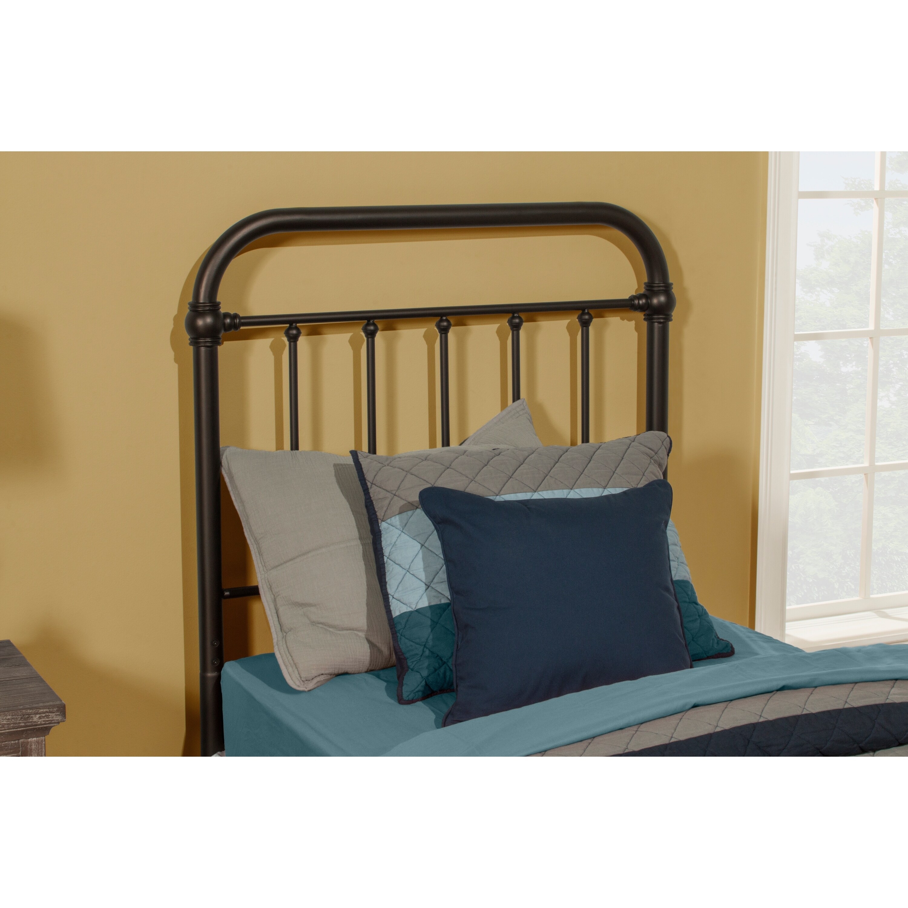 Shop Carbon Loft Tamika Metal Headboard With Bed Frame Included Overstock 28116622