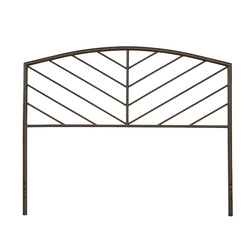 Porch & Den Elemar Grey Metal Headboard without Bed Frame