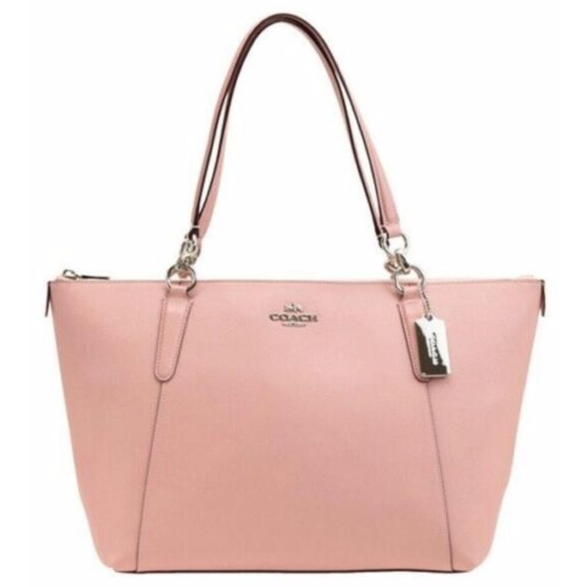 coach ava tote rose gold