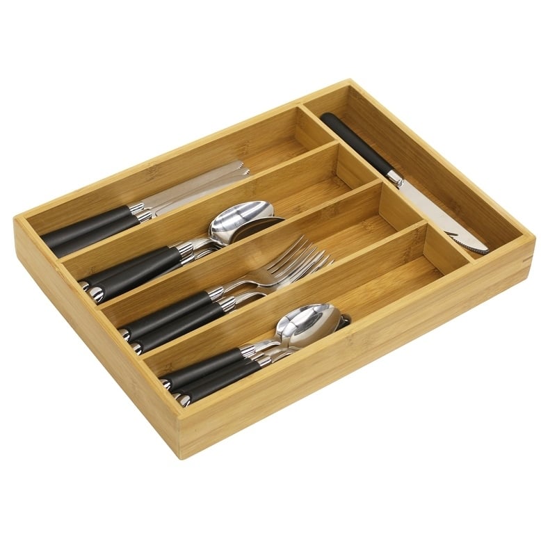 Bamboo Cutlery Tray