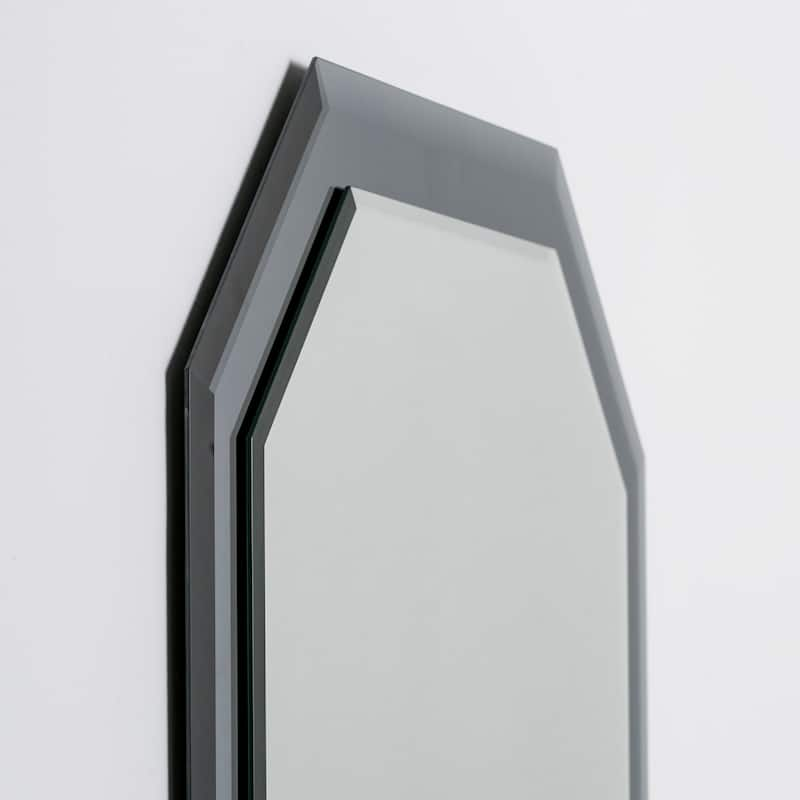 Grella Frameless Wall Mirror 31.5 x 23.6in Bathrooom Mirror - Silver - 31.5x23.6x.5