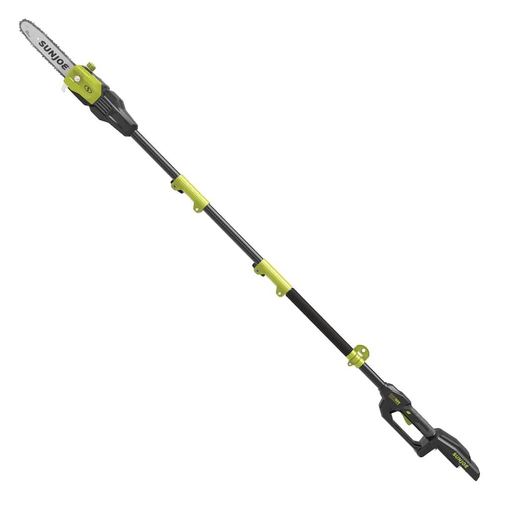 Sun Joe iON100V-10PS-CT Cordless Modular Pole Chain Saw - Green