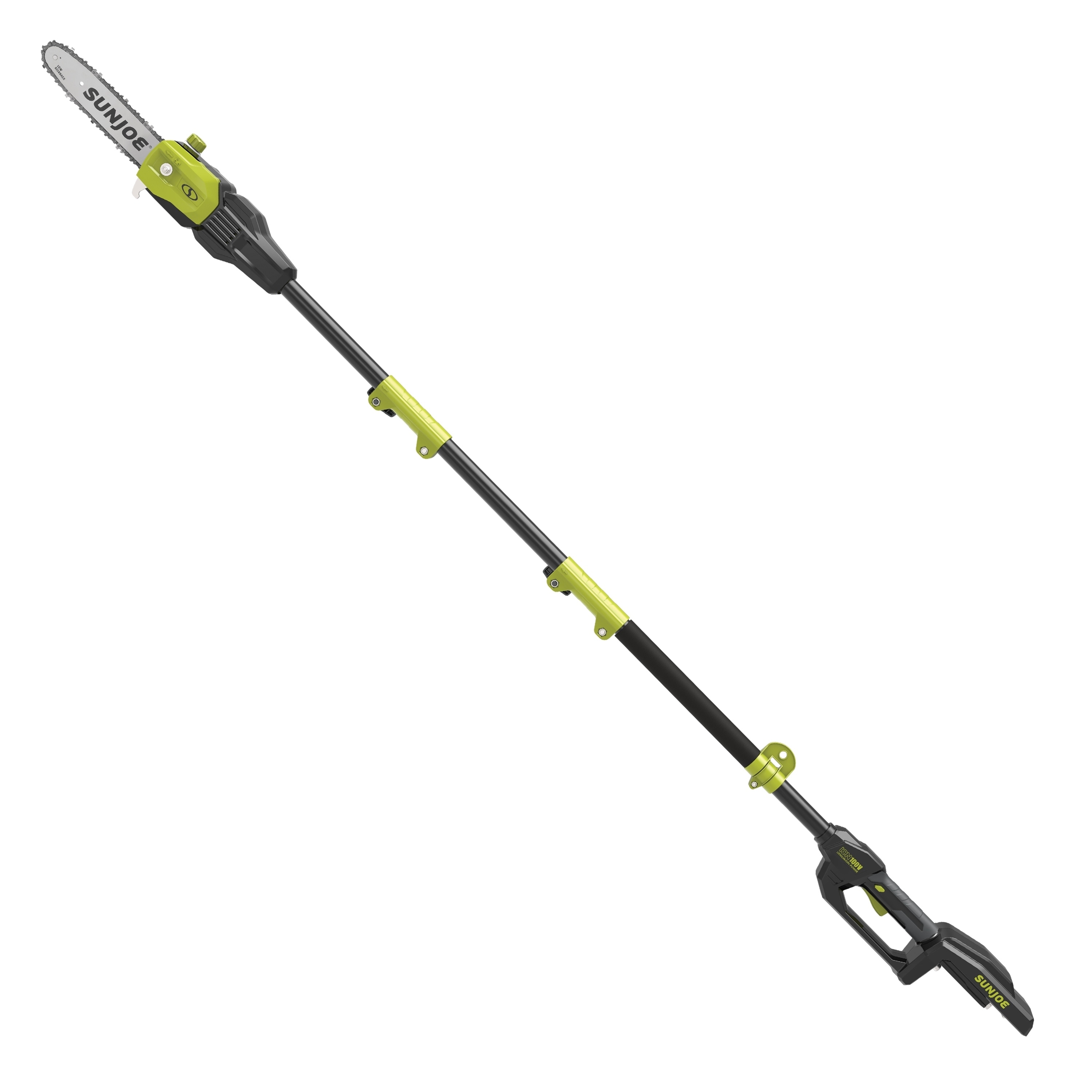 Sun Joe iON100V-10PS-CT Cordless Modular Pole Chain Saw - Green