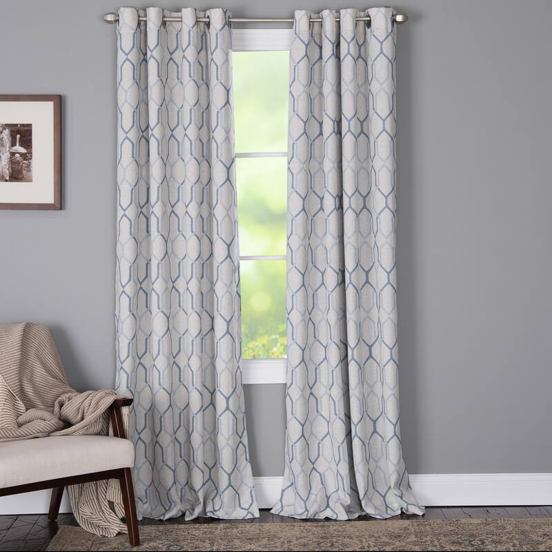 Carson Carrington Hjortsberg Blackout Panel Grommet-Top - 50"x95" - ASH