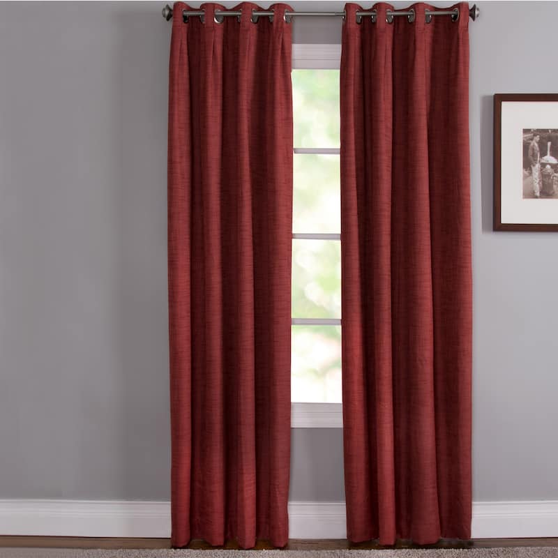 Miller Curtains CLAUDE Grommet-Top Panel - 40"x84" - SPICE