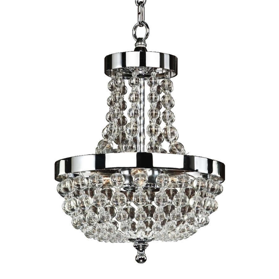 11"W Smooth Ball 3 Light Mini Chandelier (Arcadia 612 60 to 100 Watts - Indoor - Hardwired) - Chandeliers For Bedrooms by Overstock.com