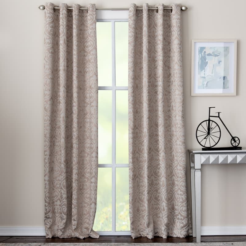 Miller Curtains CADEN Grommet-Top Panel - 50"x63" - TAN