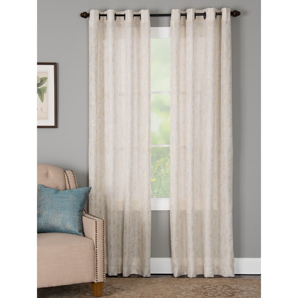 Porch & Den Annand Grommet-Top Curtain Panel
