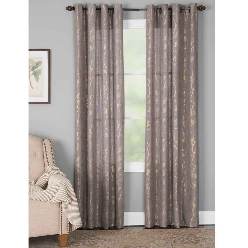 Porch & Den Annand Grommet-Top Curtain Panel