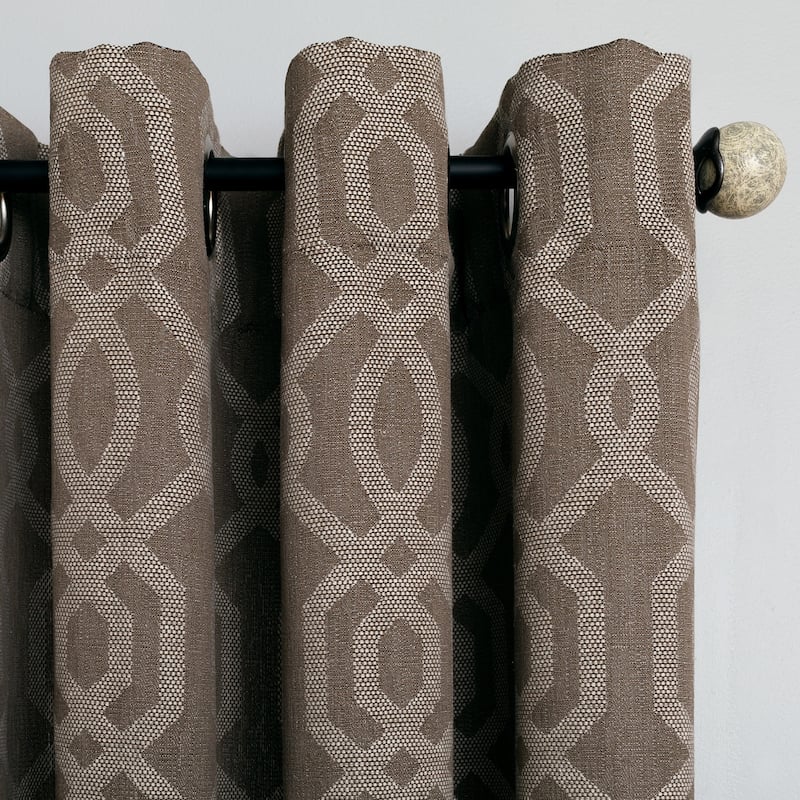 Carson Carrington Hjortsta Jacquard Grommet-Top Panel