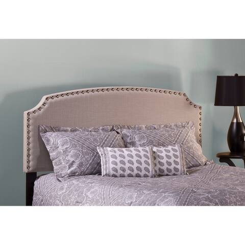 Lani Light Grey Linen Upholstered Headboard with Bed Frame Not Included