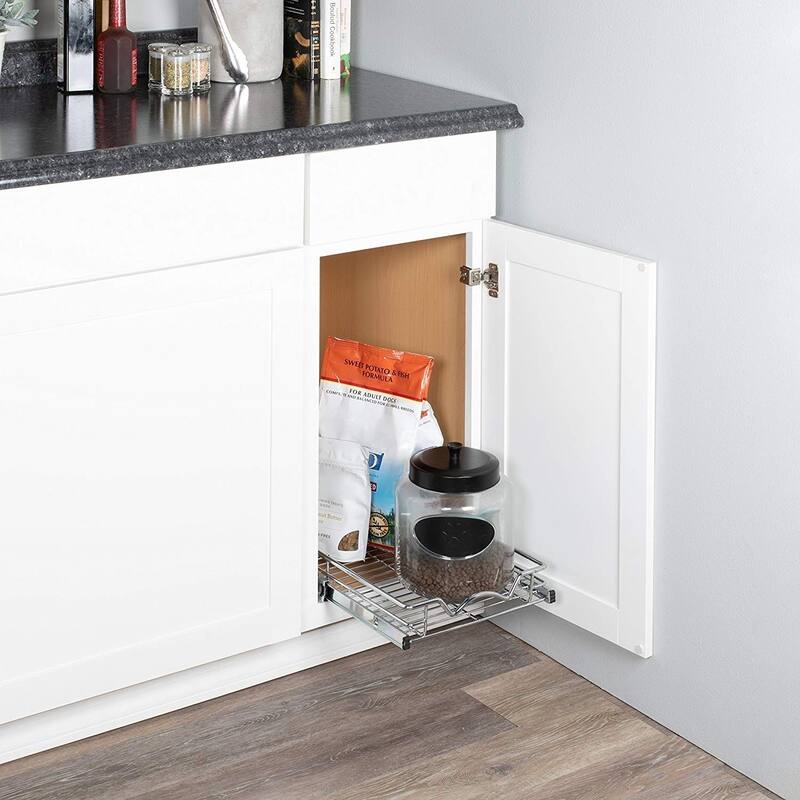 Slide Out Cabinet Organizer - 11"W x 18"D, Minimum 12" Cabinet Opening