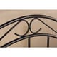 preview thumbnail 4 of 2, Copper Grove Baiersdorf Metal and Wood Headboard with Rails