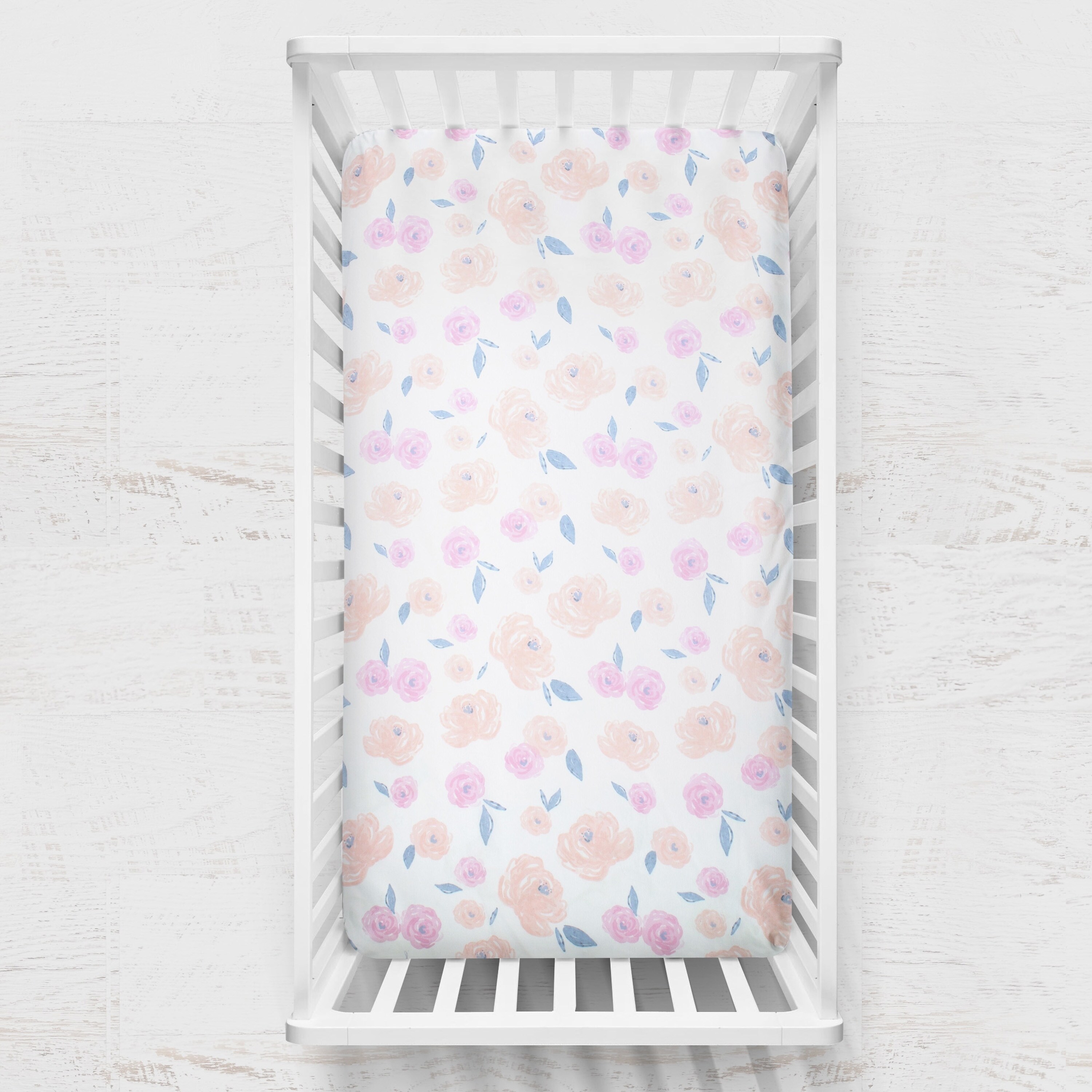 red rose crib bedding