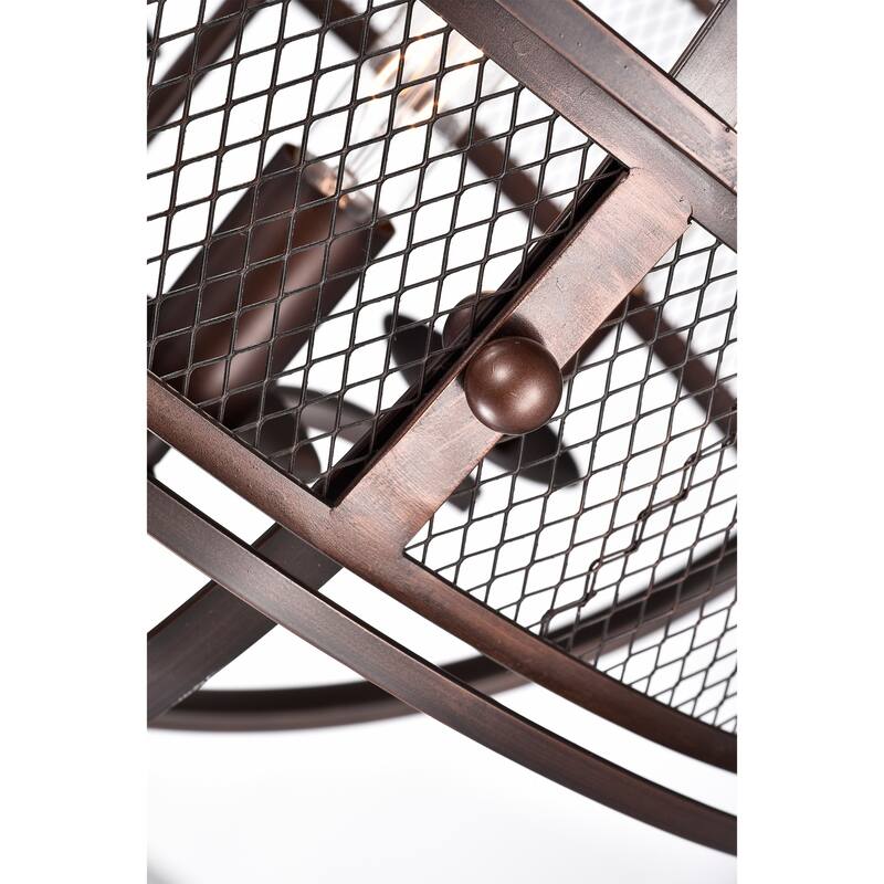 Sario Bronze 4-light Chandelier