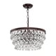 preview thumbnail 3 of 5, Shuki Antique Copper 4-light Chandelier