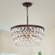 preview thumbnail 1 of 5, Shuki Antique Copper 4-light Chandelier