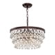 preview thumbnail 2 of 5, Shuki Antique Copper 4-light Chandelier