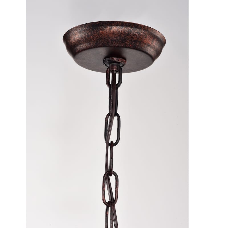 Shuki Antique Copper 4-light Chandelier